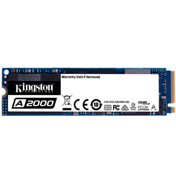 金士顿(Kingston) 250GB SSD固态硬盘 M.2接口(NVMe协议) A2000系列
