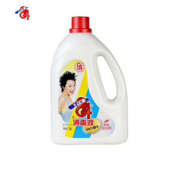 爱特福84消毒液1250mL家用清洁消毒水杀菌宠物衣物漂白马桶消毒液