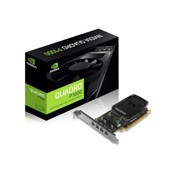 英伟达/NVIDIA P1000 4G 专业图形台式机独立专业显卡原厂盒装