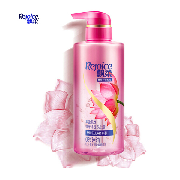 飘柔无硅油洗发水丰盈飘逸微米净透300ml 飘柔洗发水洗发露洗发水男士女士通用
